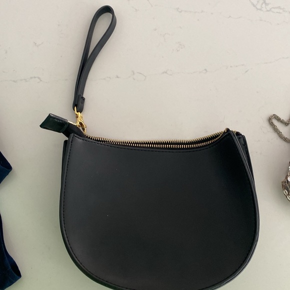 Wristlet bundle sequin and black leather - Picture 3 of 3